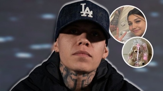 Santa Fe Klan cuida en el hospital a su novia, Camila Zamorano, tras delicada cirugía