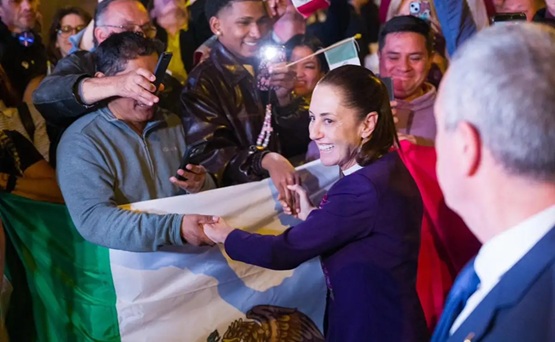 Llega Sheinbaum a Barcelona para participar en Cumbre progresista