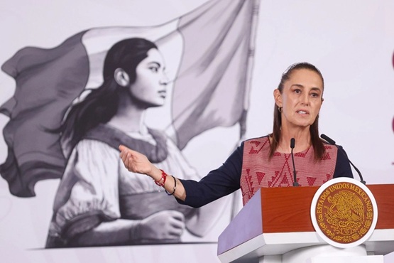 Sheinbaum se pronuncia porque Alejandro Moreno, líder del PRI, «regrese lo robado» en Campeche